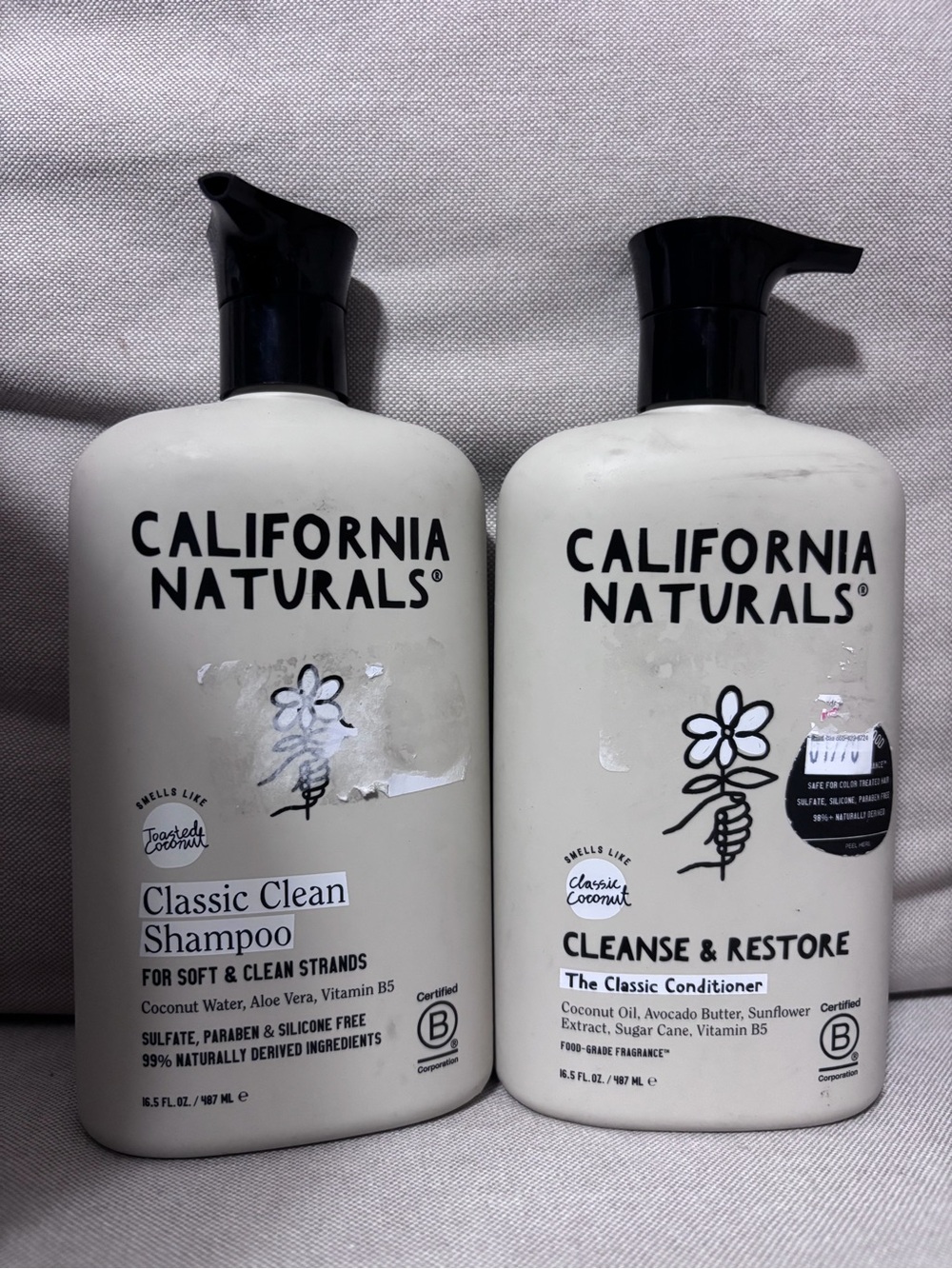 California Naturals Classic Clean Shampoo And Conditioner 20 Oz Bottles 2 Pack